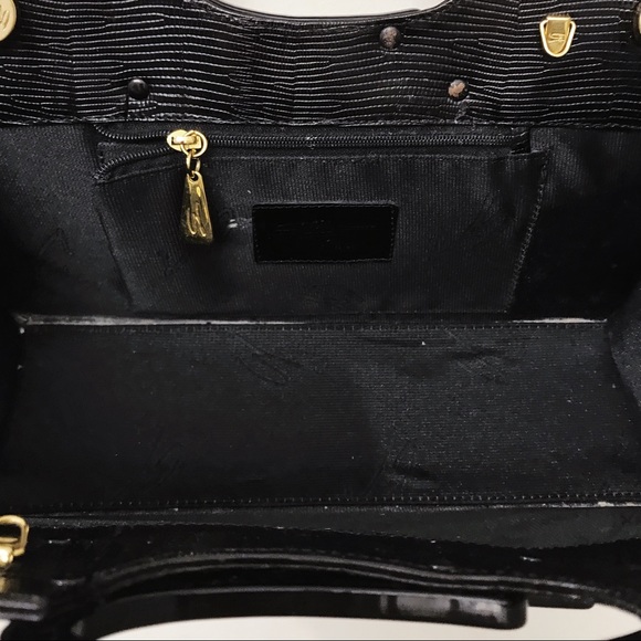 Genny by Gianni Versace Lizard Leather Crossbody - Picture 8 of 9